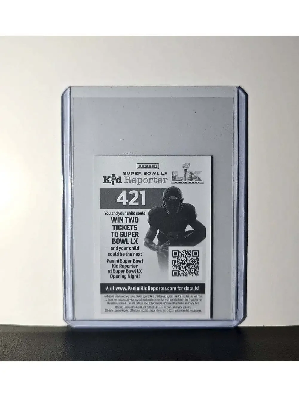 J.J. McCarthy 2025 Panini NFL #421 Foil Sticker Minnesota Vikings